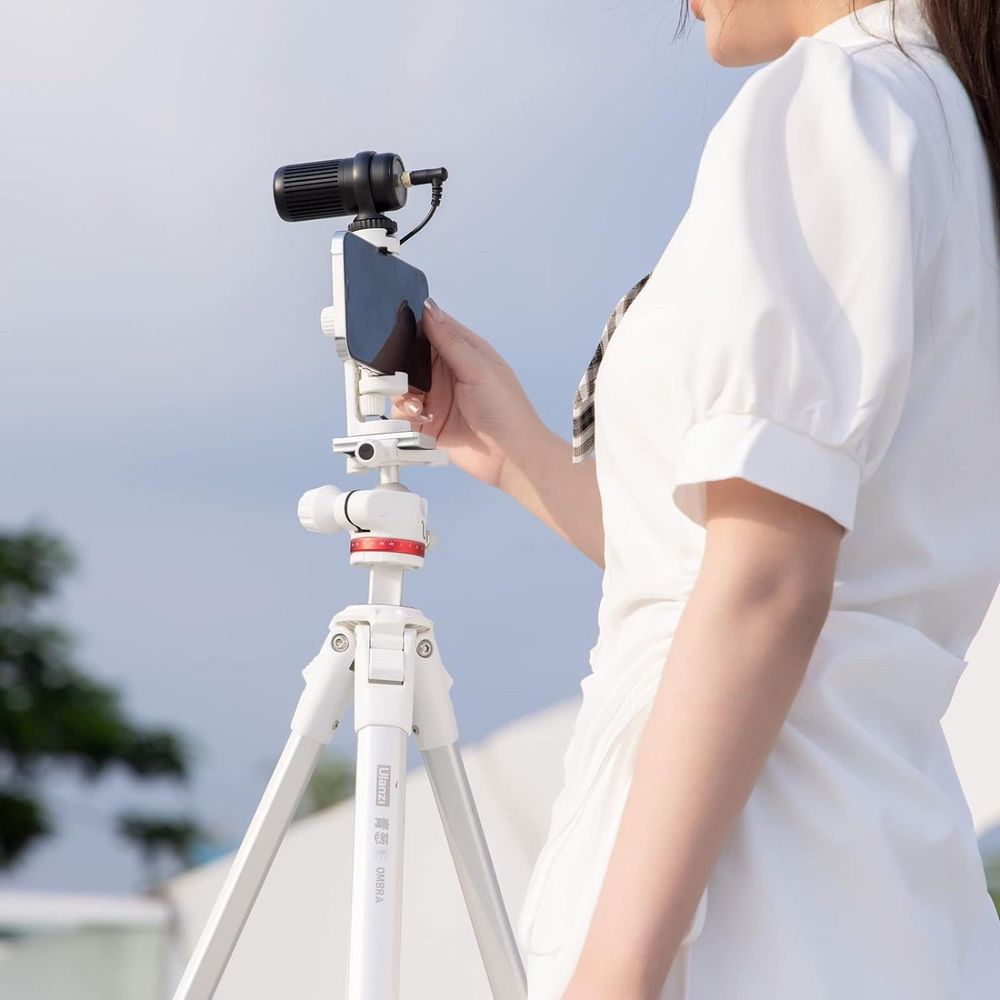 ULANZI MT-55 Camera Travel Tripod White, for DSLR Camera Video Shooting